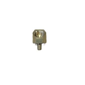 GF13006, ADAPTOR, 45DEG, BRASS 6MM M