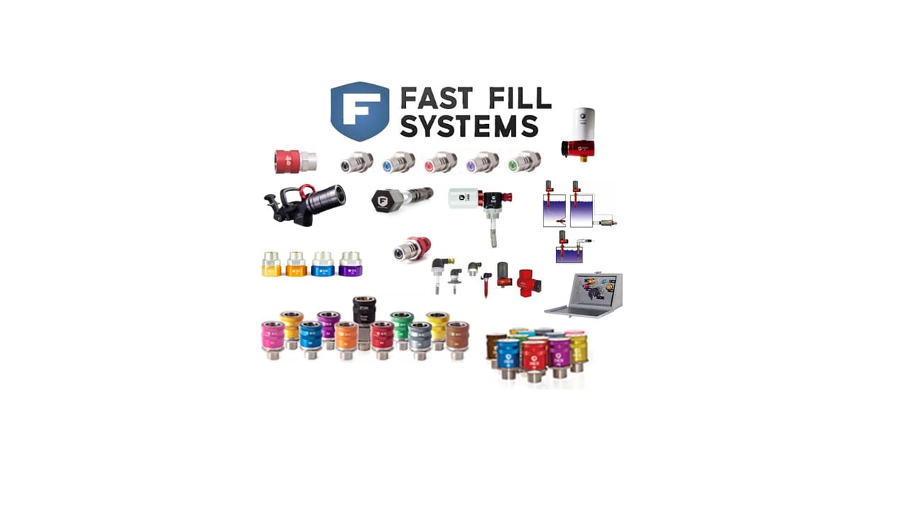 A bunch of different types of fast fill systems