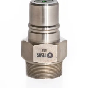 R150SC-A FUEL RECEIVER WITH CAP (9 PSIG SHUT-OFF PRESSURE, BLACK POPPET) STEEL