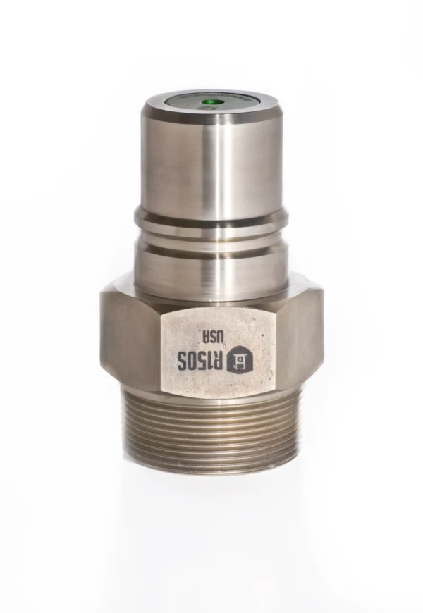 R150SC-A FUEL RECEIVER WITH CAP (9 PSIG SHUT-OFF PRESSURE, BLACK POPPET) STEEL