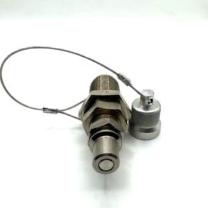 R400JC TRANSMISSION RECEIVER WITH JIC BULKHEAD BASE WITH CAP