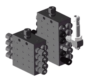 401-100091-10 PG-SSV DISTRIBUTOR BLOCKS - 10 OUTLET BLOCK SUBSTITUTES FOR LINCOLN SKF SSV BLOCK