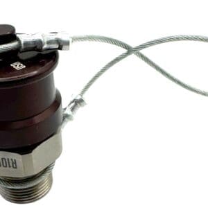 R106C, FAST FILL SYSTEMS RECEIVER WITH CAP, 3/4" MNPT (COPPER POPPET), MATCHES FLOMAX ERS-C6